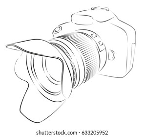 camera Sketch. 