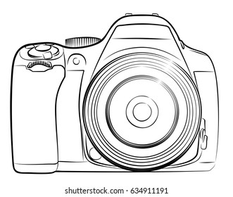 camera Sketch. 