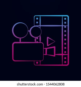 Camera sketch nolan icon. Simple thin line, outline vector of wedding icons for ui and ux, website or mobile application