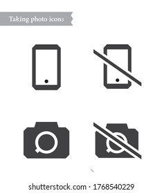 Camera And Smartphone Photoshoot Icon