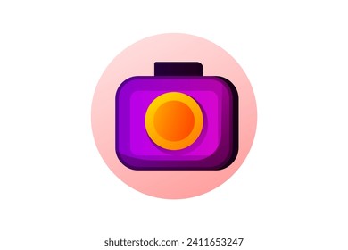 Camera Social Media Functional Information Sticker