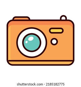 camera social media icon isolated