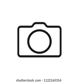 camera social media vector icon
