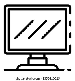 Camera soft light icon. Outline camera soft light vector icon for web design isolated on white background