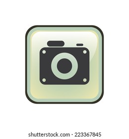 camera  sound graphic design , vector illustration