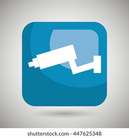 camera square button  isolated icon design, vector illustration  graphic 