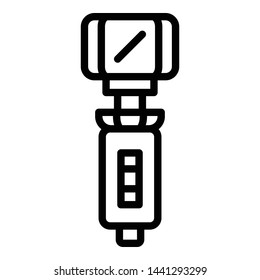Camera stabilizer icon. Outline camera stabilizer vector icon for web design isolated on white background