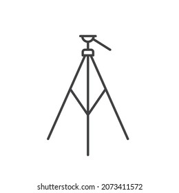 soporte de cámara, icono de trípode-ilustración vectorial