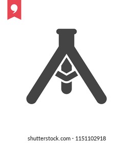 Camera stand vector icon
