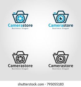 Camera Store Logo Template