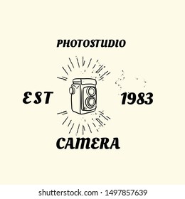 Camera Studio Vintage Retro Logo 