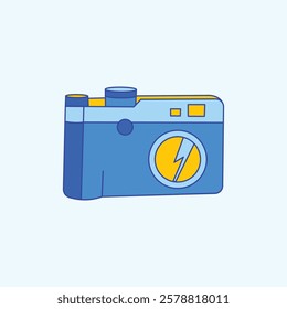 Camera Summer Illustration for design needs, Landing Pages, Animation, Apps, Presentations, Content Creator and other Promotions
