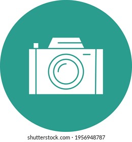 Camera, summer, photo Icon vector image. Can be used for Summer and Holidays. Suitable for mobile apps, web apps and print media.