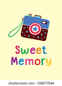 camera sweet memory greeting card