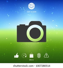 Camera symbol icon