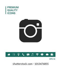 Camera symbol icon