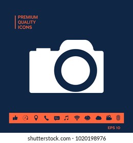 Camera symbol icon