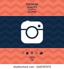 Camera symbol icon
