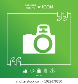 Camera symbol icon
