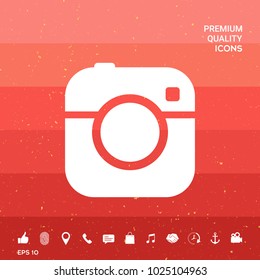 Camera symbol icon