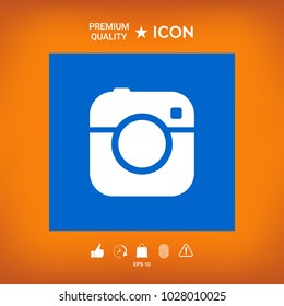 Camera symbol icon