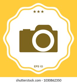 Camera symbol icon