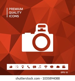 Camera symbol icon
