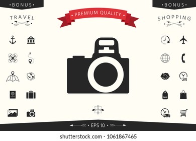 Camera symbol icon