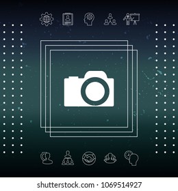 Camera symbol icon