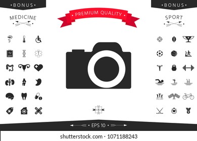 Camera symbol icon