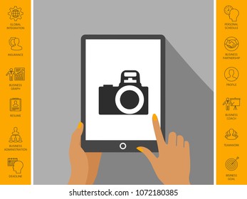 Camera symbol icon