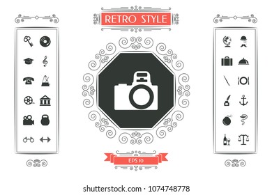 Camera symbol icon