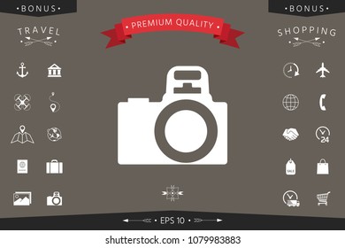 Camera symbol icon