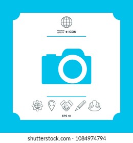 Camera symbol icon