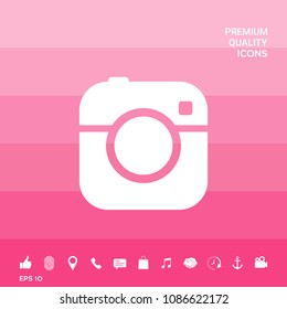Camera symbol icon