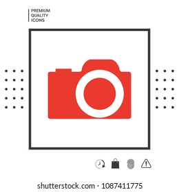 Camera symbol icon