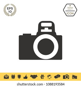 Camera symbol icon