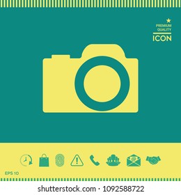 Camera symbol icon
