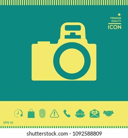 Camera symbol icon