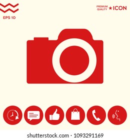 Camera symbol icon