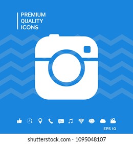 Camera symbol icon