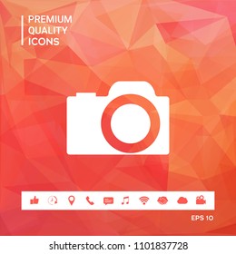 Camera symbol icon