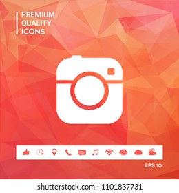 Camera symbol icon