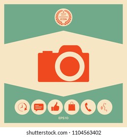 Camera symbol icon
