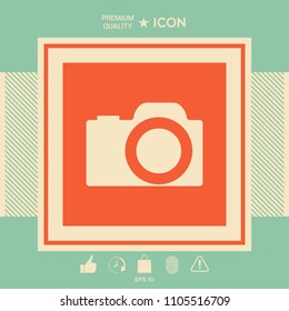 Camera symbol icon