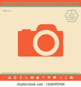 Camera symbol icon