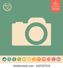 Camera symbol icon