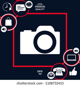 Camera symbol icon