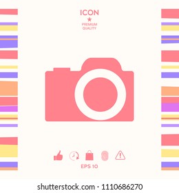 Camera symbol icon