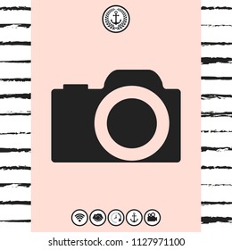 Camera symbol icon